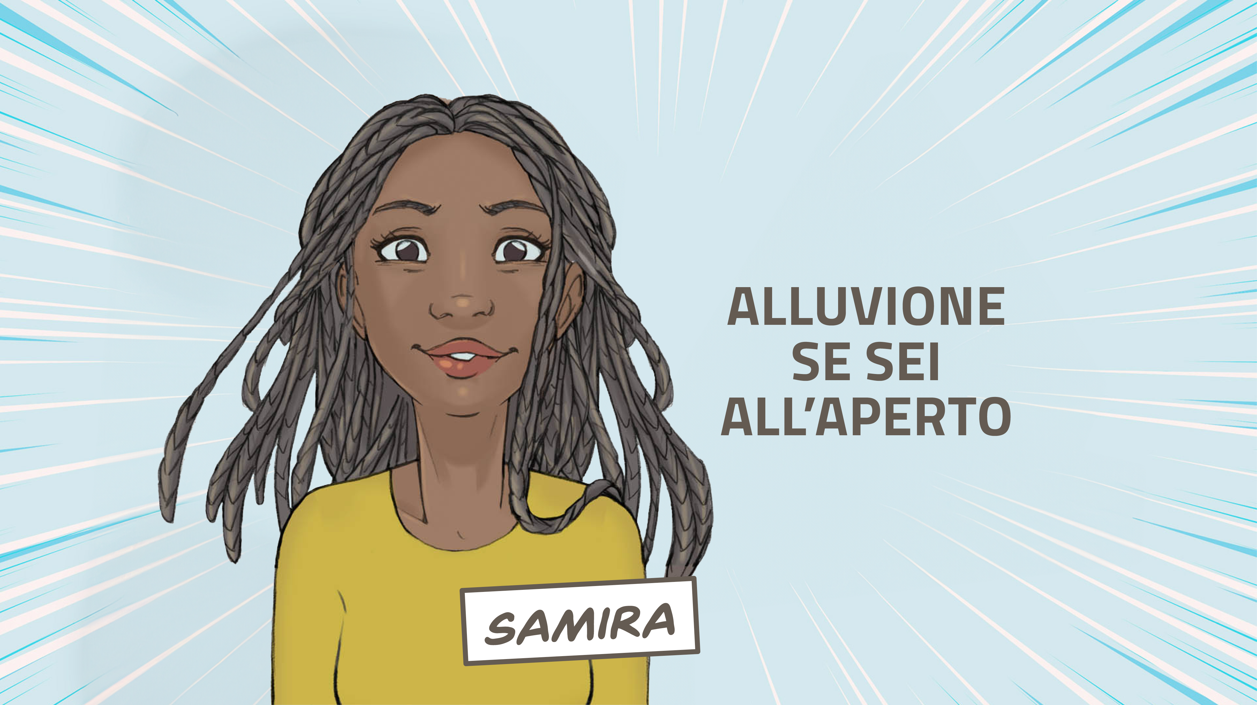 Le dritte di Samira sull'alluvione se sei all'aperto